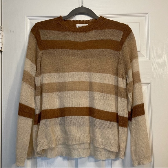 Goodnight Macaroon Neutral Striped Sweater, One size, Fits a size XS-M - Picture 3 of 6